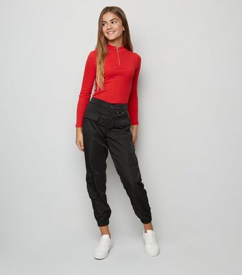 womens cargo trousers new look