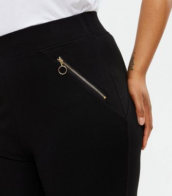 New look zip outlet leggings