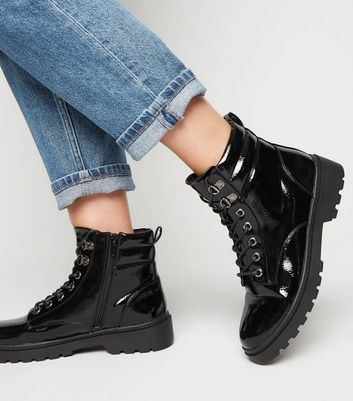 Patent hiker boots Clearance
