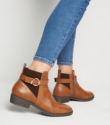 new look tan chelsea boots
