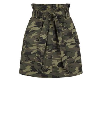 Camouflage skirt clearance new look