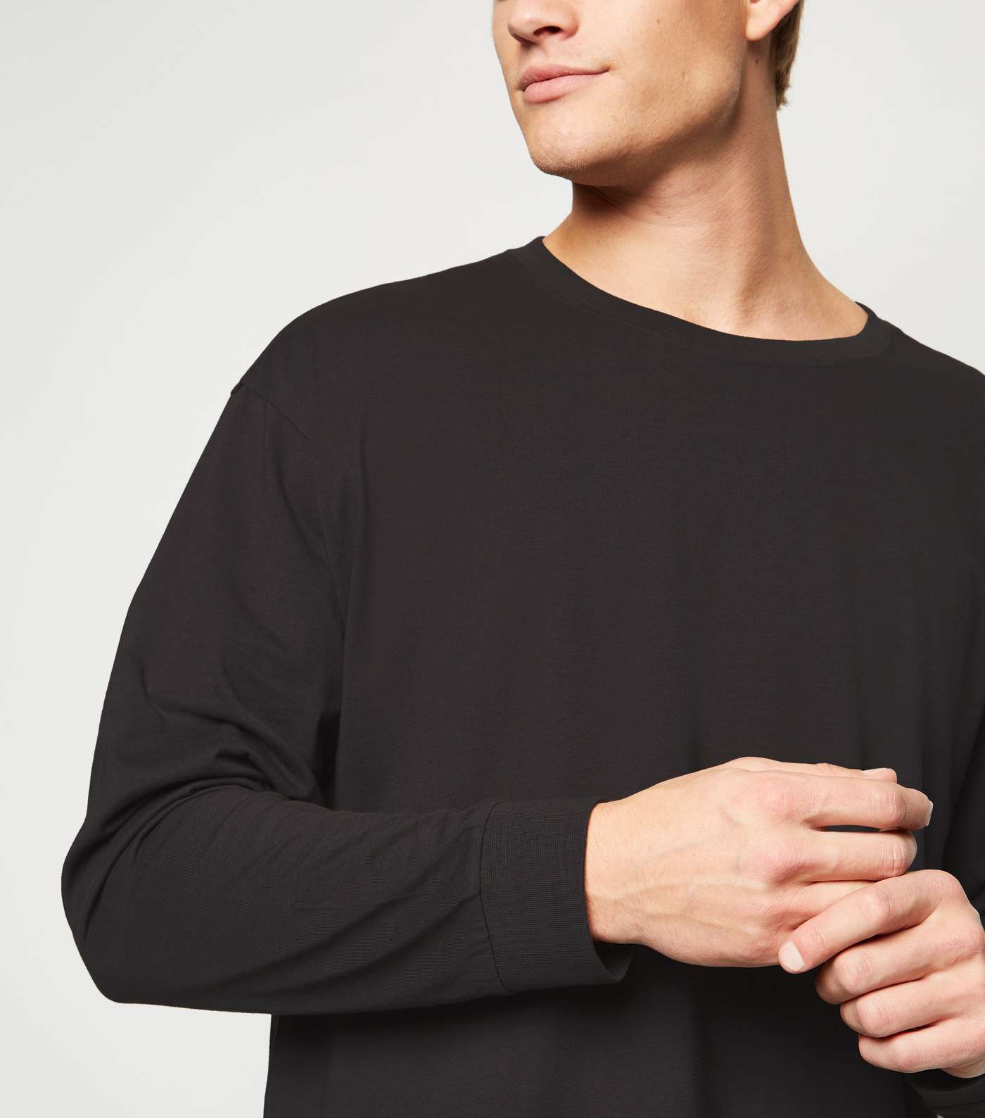 Dark Grey Oversized Long Sleeve T-Shirt Image 5