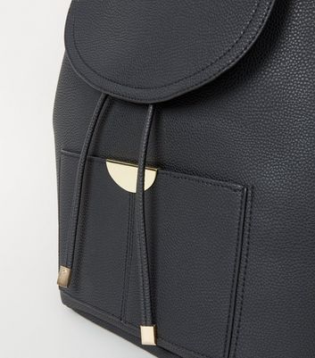 leather drawstring backpack