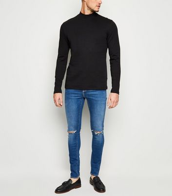 long sleeve black turtleneck shirt