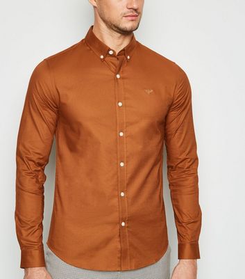 tan oxford shirt