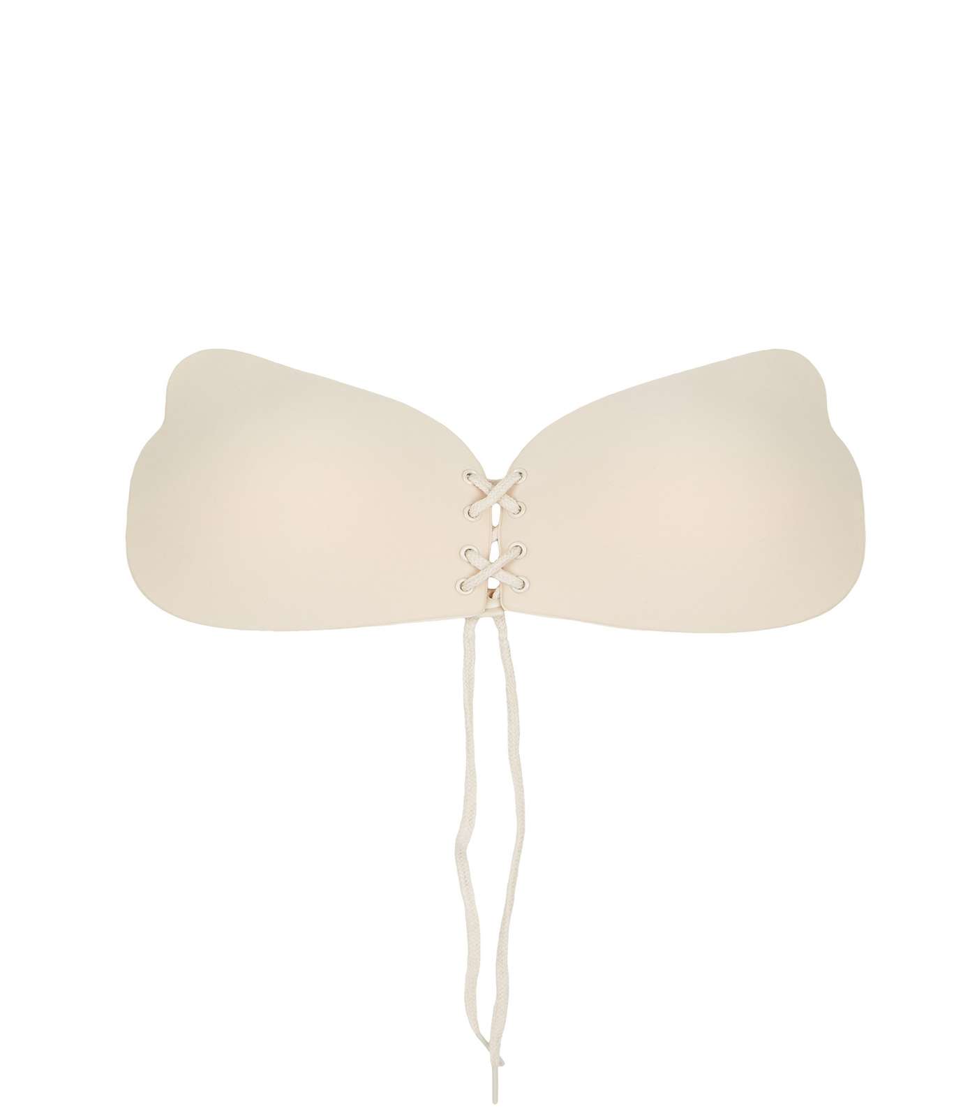 Perfection Beauty Cream B Cup Lace Up Stick On Bra Image 3