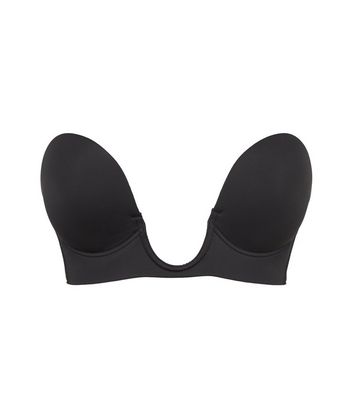 Perfection Beauty Black C Cup Plunge Stick On Bra New Look