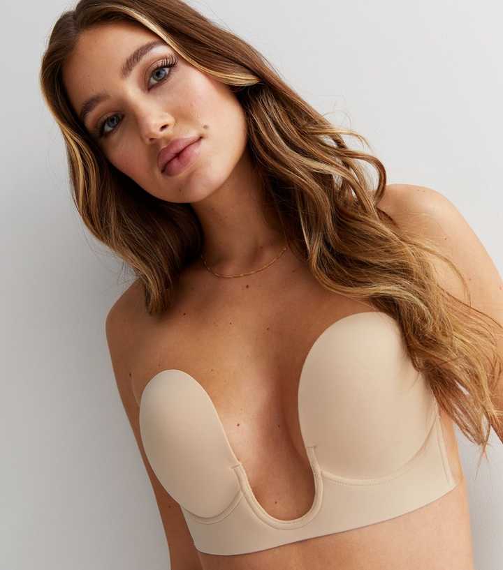 Perfection Beauty Tan D Cup Plunge Stick On Bra