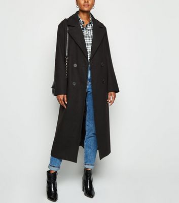 double breasted maxi coat