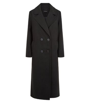 black maxi coat