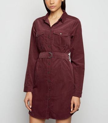 New look discount cord shirt dress