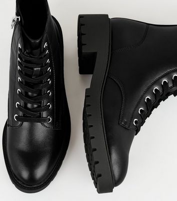 new look girls black boots