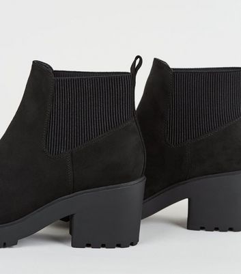 girls black chelsea boots