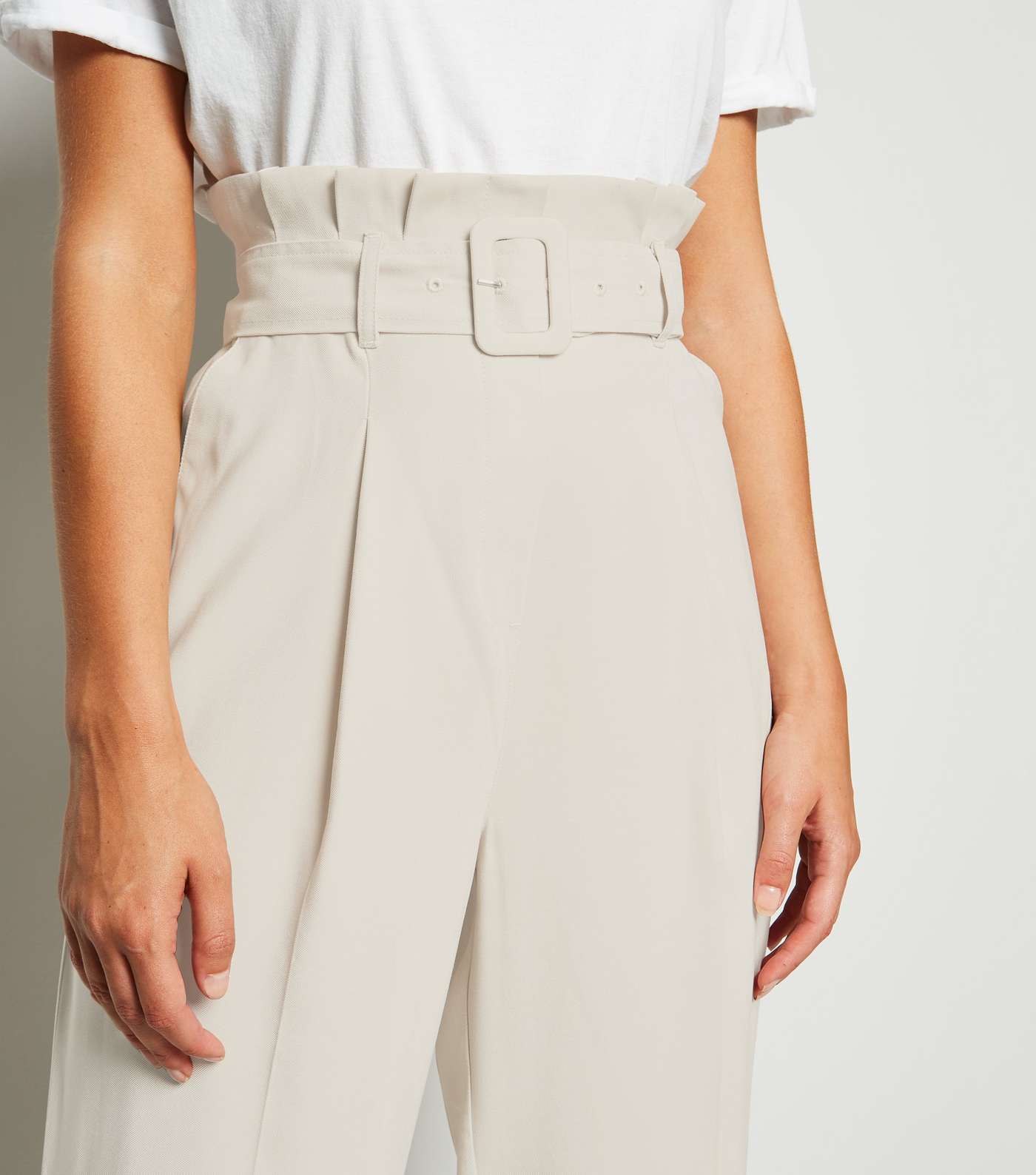 Tall Stone High Waist Tapered Trousers Image 3