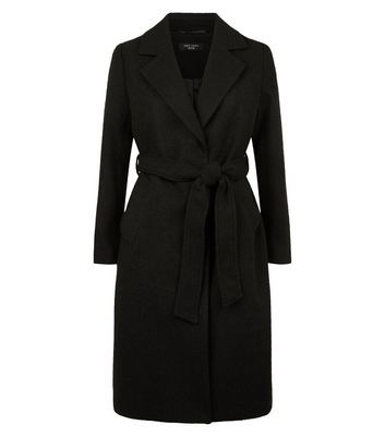 Black Belted Longline Coat | New Look Black Belted Longline Coat | New Look