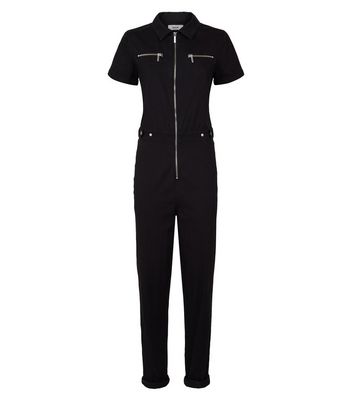 tall denim boiler suit