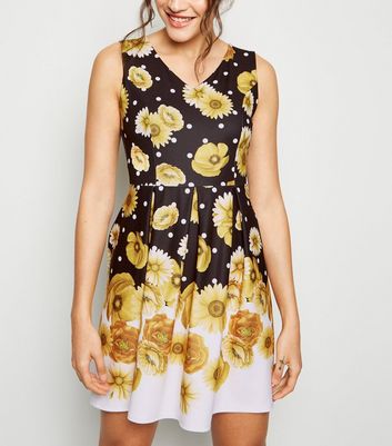 sunflower skater dress