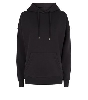 long hoodie black