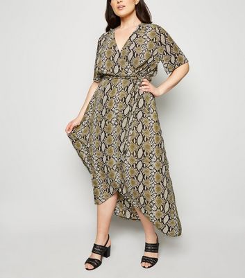 new look snakeskin dress