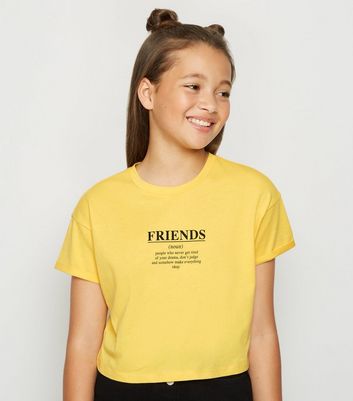 girls yellow top