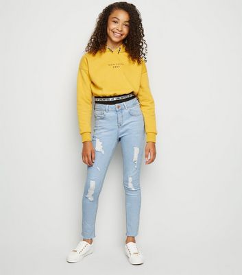 new look girls ripped jeans