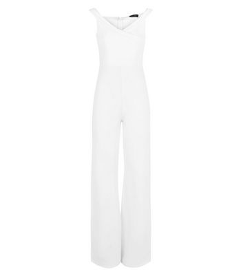 black and white bardot jumpsuit