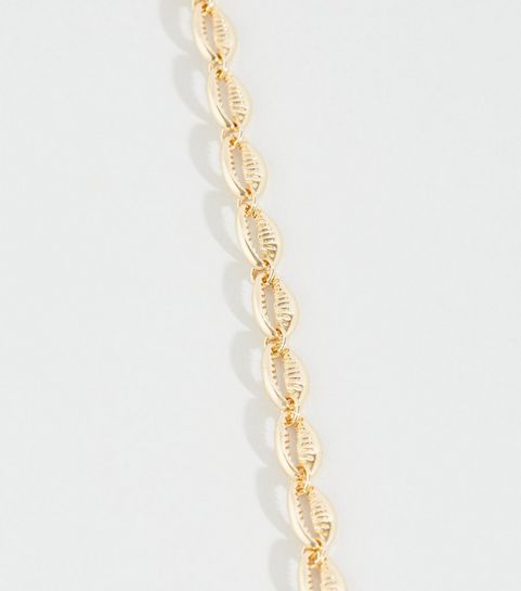 Gold Faux Shell Choker