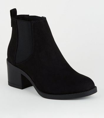 girls block heel boots