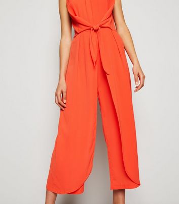 ax paris orange jumpsuit