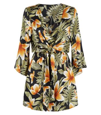 new look tropical dress