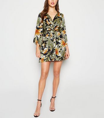 new look tropical dress