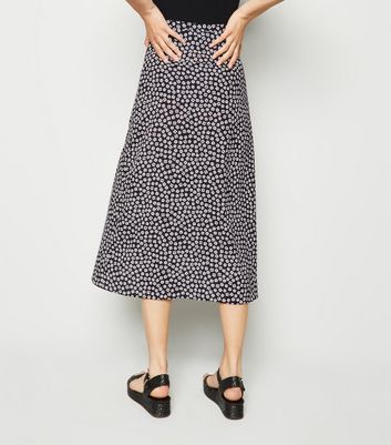 new look daisy midi skirt