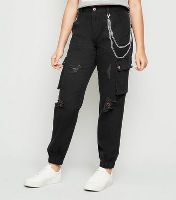 ripped cargo pants womens