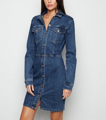 new look jeans dress