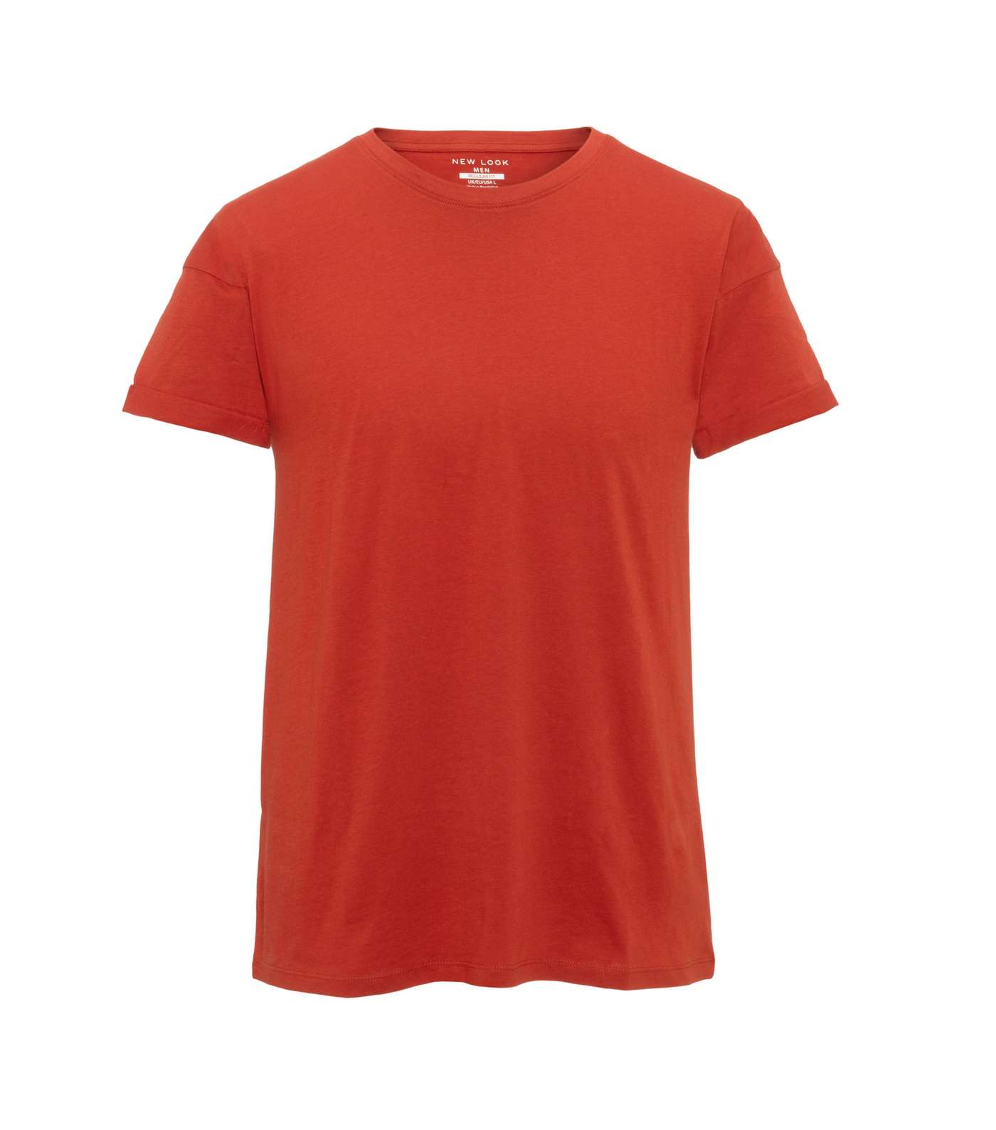 Orange Roll Sleeve T-Shirt