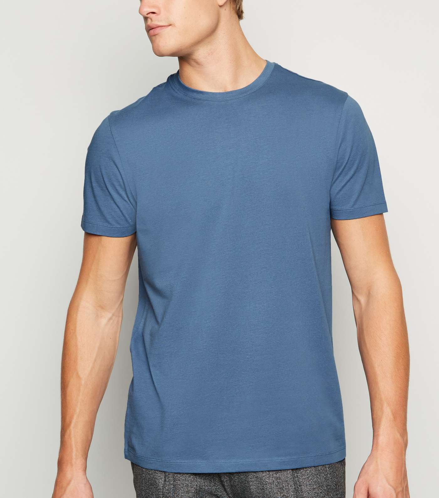 Bright Blue Short Sleeve Crew T-Shirt