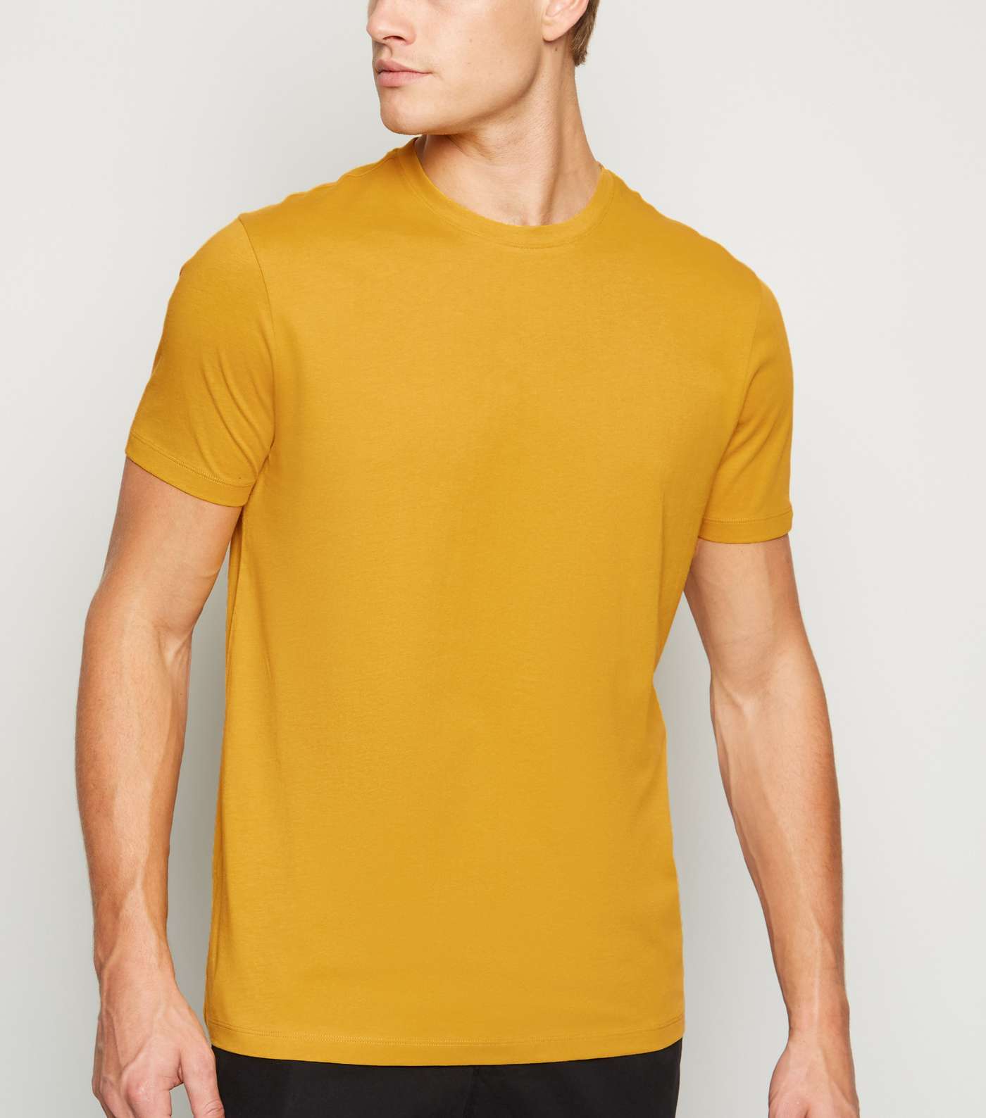 Yellow Short Sleeve Crew T-Shirt