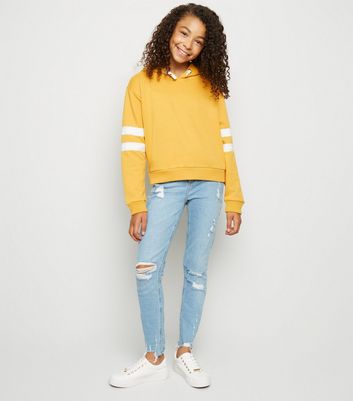 New look best sale mustard hoodie