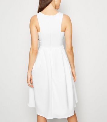 Scuba cutaway sales neckline midi dress