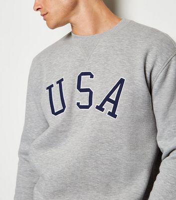 usa grey sweatshirt