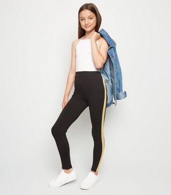 Legging jaune fille new arrivals