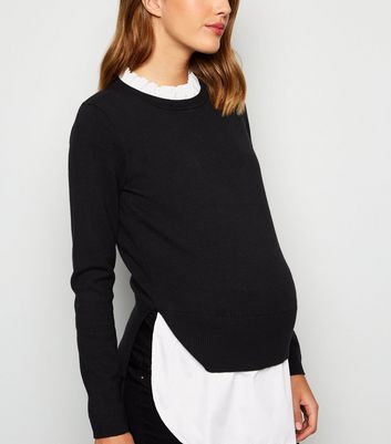 new look 2 in 1 shirt jumper