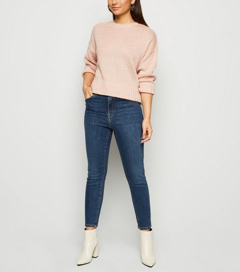Petite Blue 'Lift & Shape' Skinny Jeans
