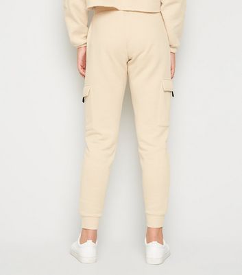 ladies cream joggers