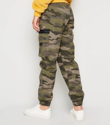 girls army trousers