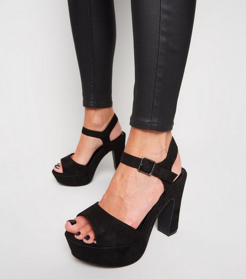 Wide Fit Heels | Wide Fit Block Heels & Wide Fit High Heels | New Look