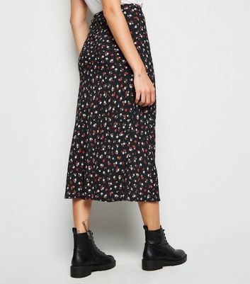 Floral pencil skirt outlet new look