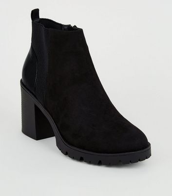 new look black croc boots