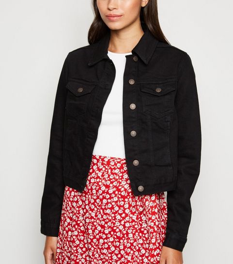 Blouson en jean noir