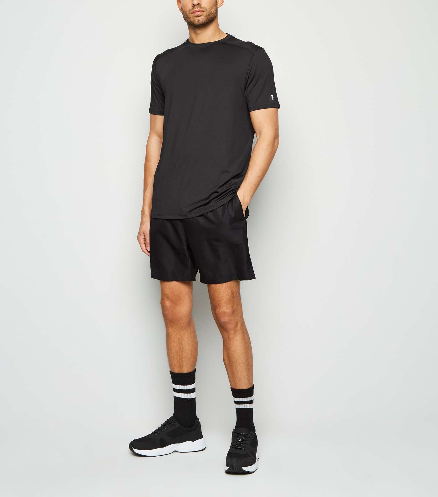 Black Sport Shorts Image 2